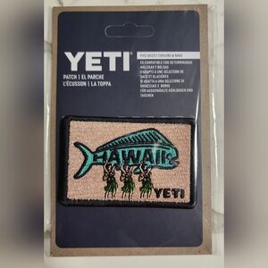 Yeti Hawaii Hula Patch Black |Hawaii Exclusive | Mahimahi Fish | Hula Dancers
